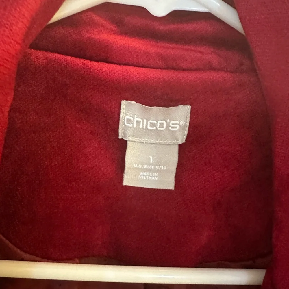 Chico’s Red Jacket - Picture 4 of 6